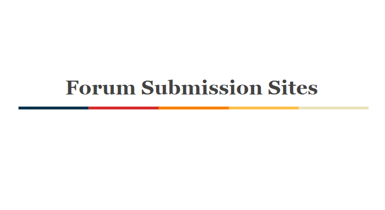 Free Forum Submission Sites list