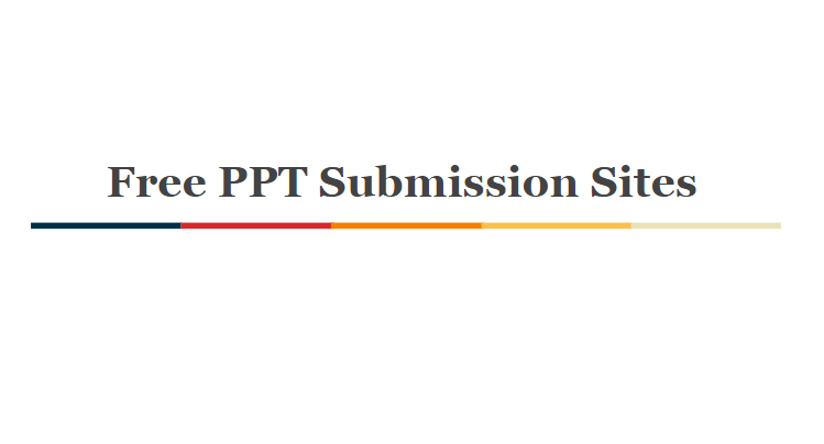 ppt submission sites